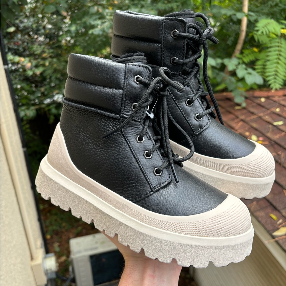 UGG Neumel High Hybrid Waterproof Black Boots Women's Size 6-7.5 NEW | 1158208